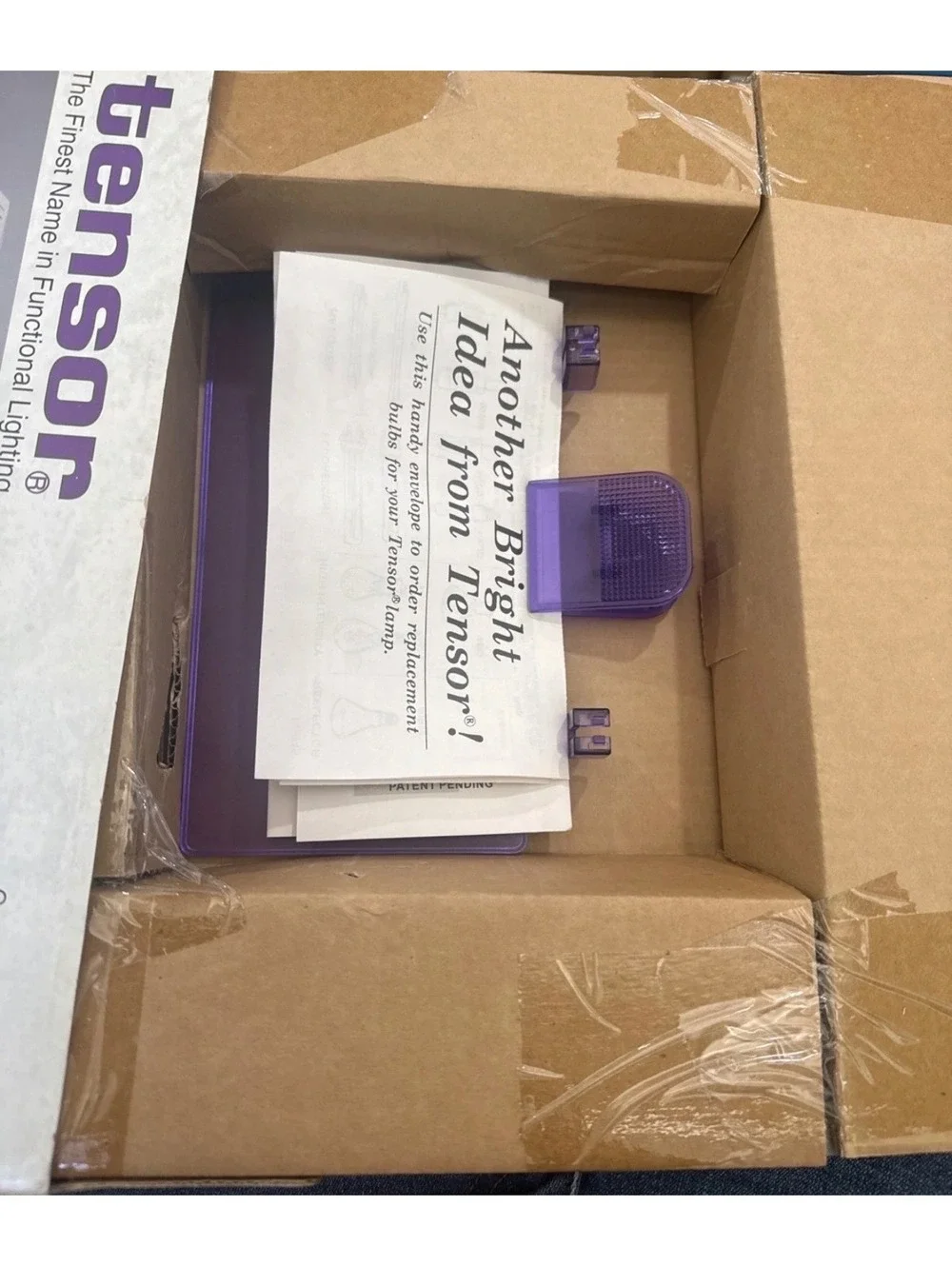 Tensor Compact Fluorescent Computer Lamp Model CLI-66 - Purple
